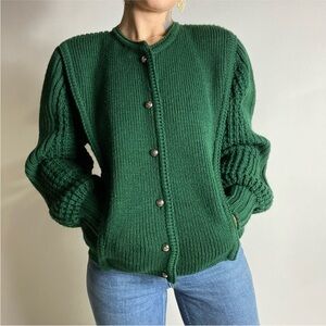 Vintage Irish Pallas heavy loomed wool Women's Sweater sz. M